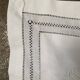 Pair of antique MM embroidered pillowcases