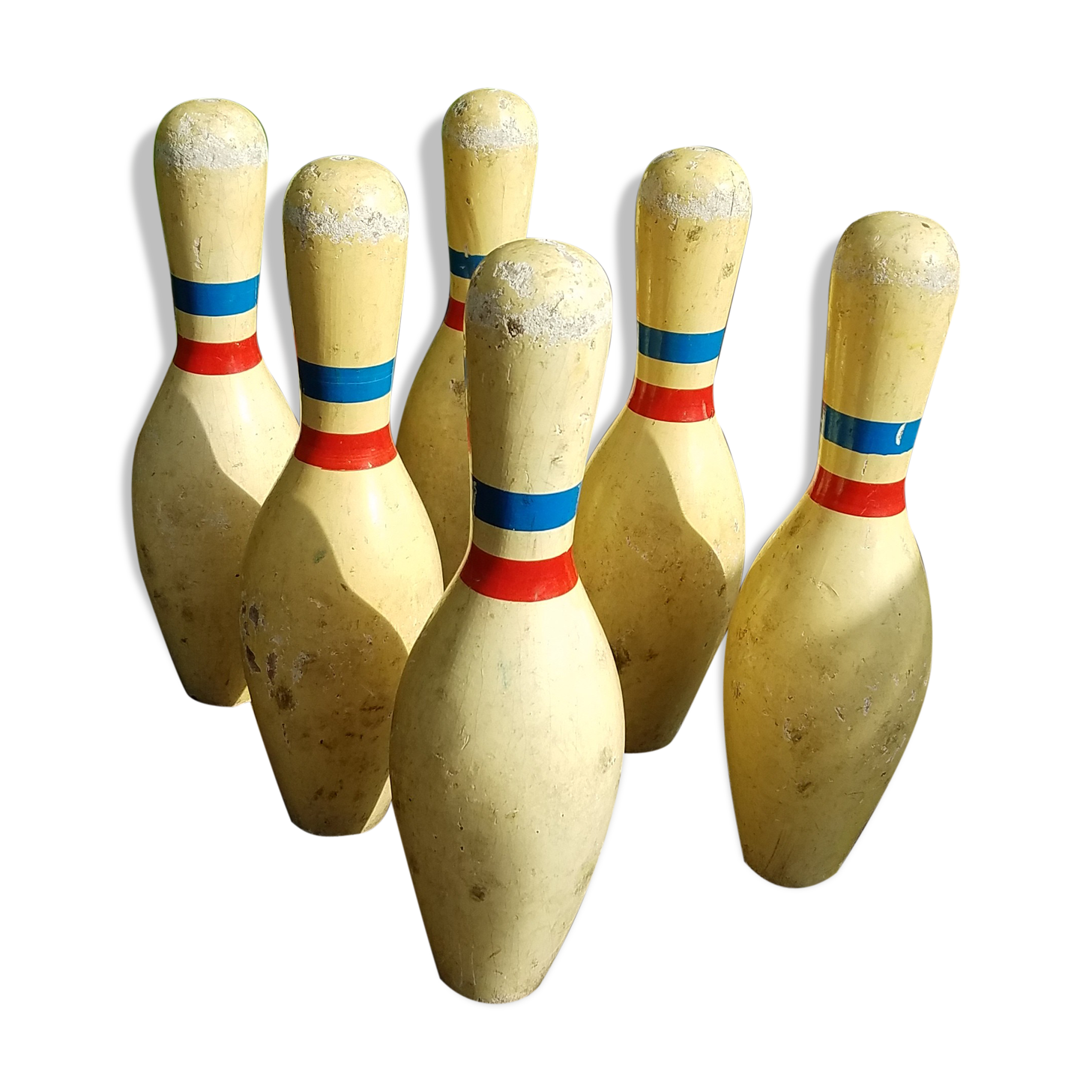 Wooden bowling game