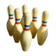 Wooden bowling game