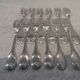 12 silver plated cake forks, Christofle Vendome, 2 prongs