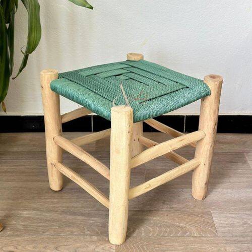 tabouret de bas maroccan vintage
