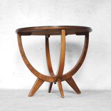 Table Walnut Bydgoskie Fabryki Mebli Poland 1950 s