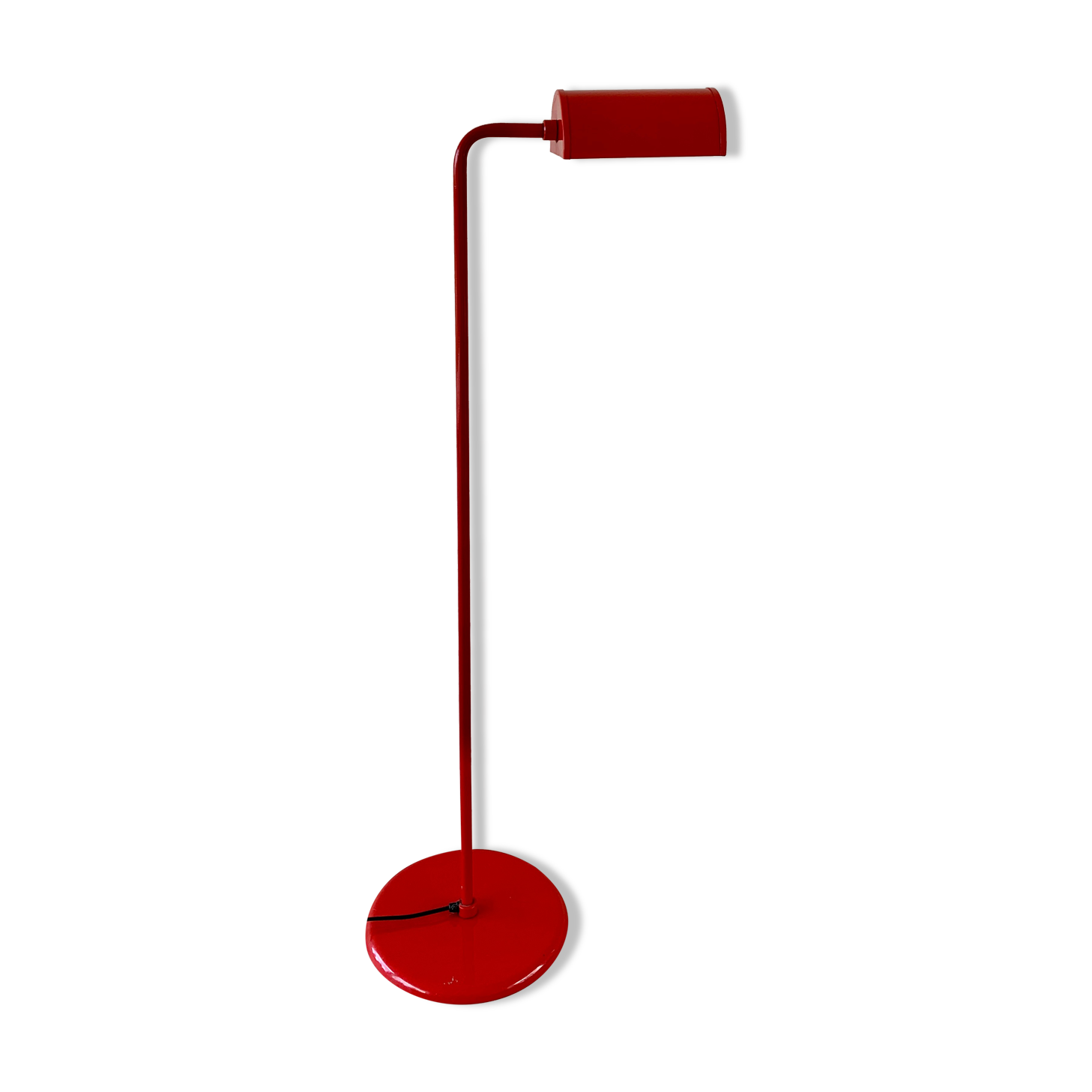 Vintage red floor lamp by Abo Rander, Denmark , 70s