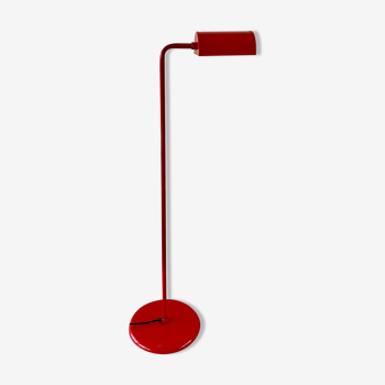 Vintage red floor lamp by Abo Rander, Denmark , 70s