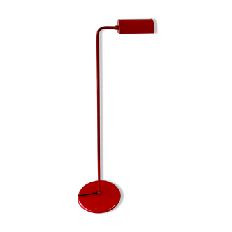 Lampadaire vintage rouge par Abo Rander Danemark  années 70