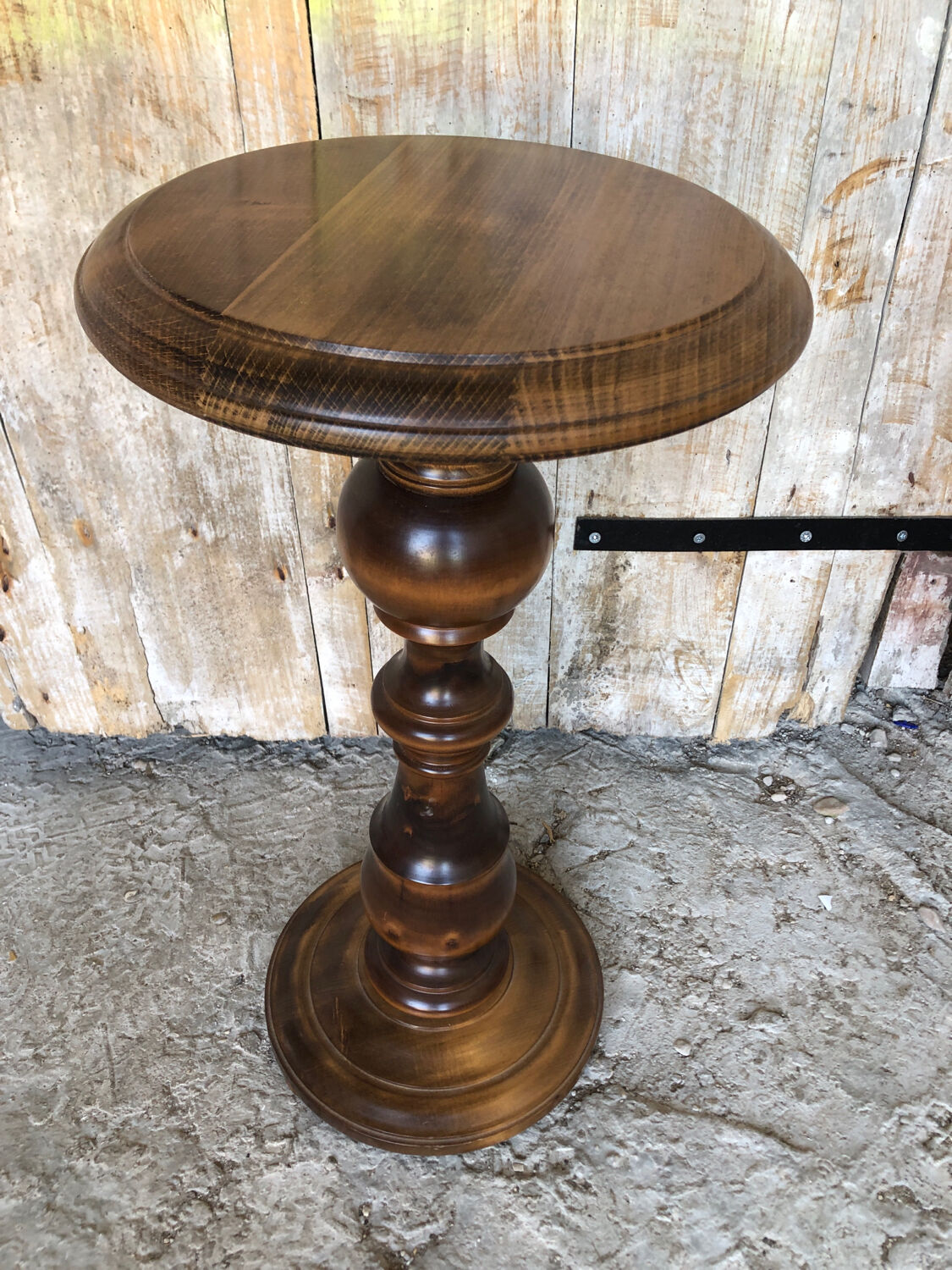 Vintage solid wood side table
