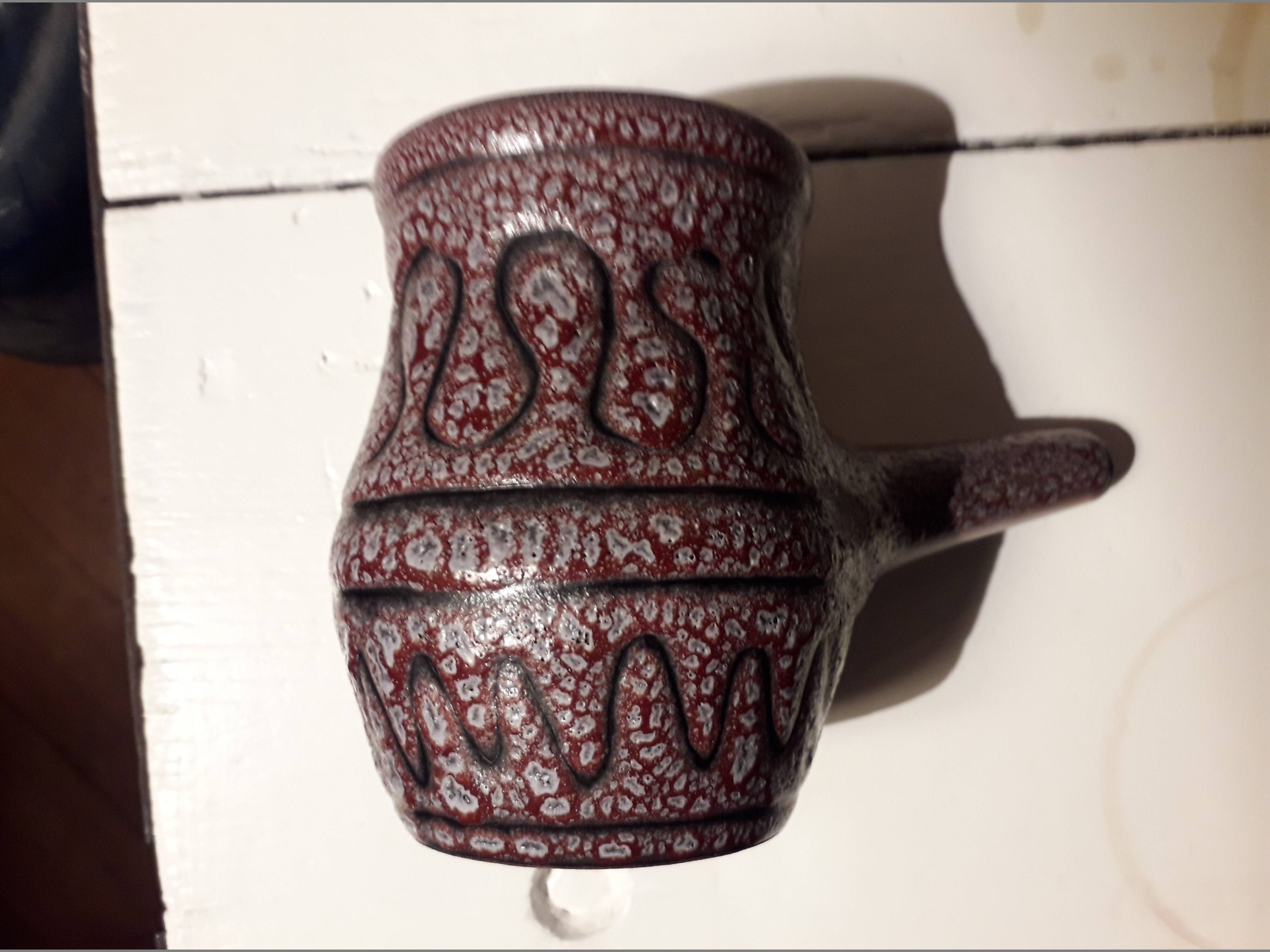 Vintage Vallauris vase signed Jean Austruy