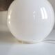 White opaline table lamp from Ikea, 1990