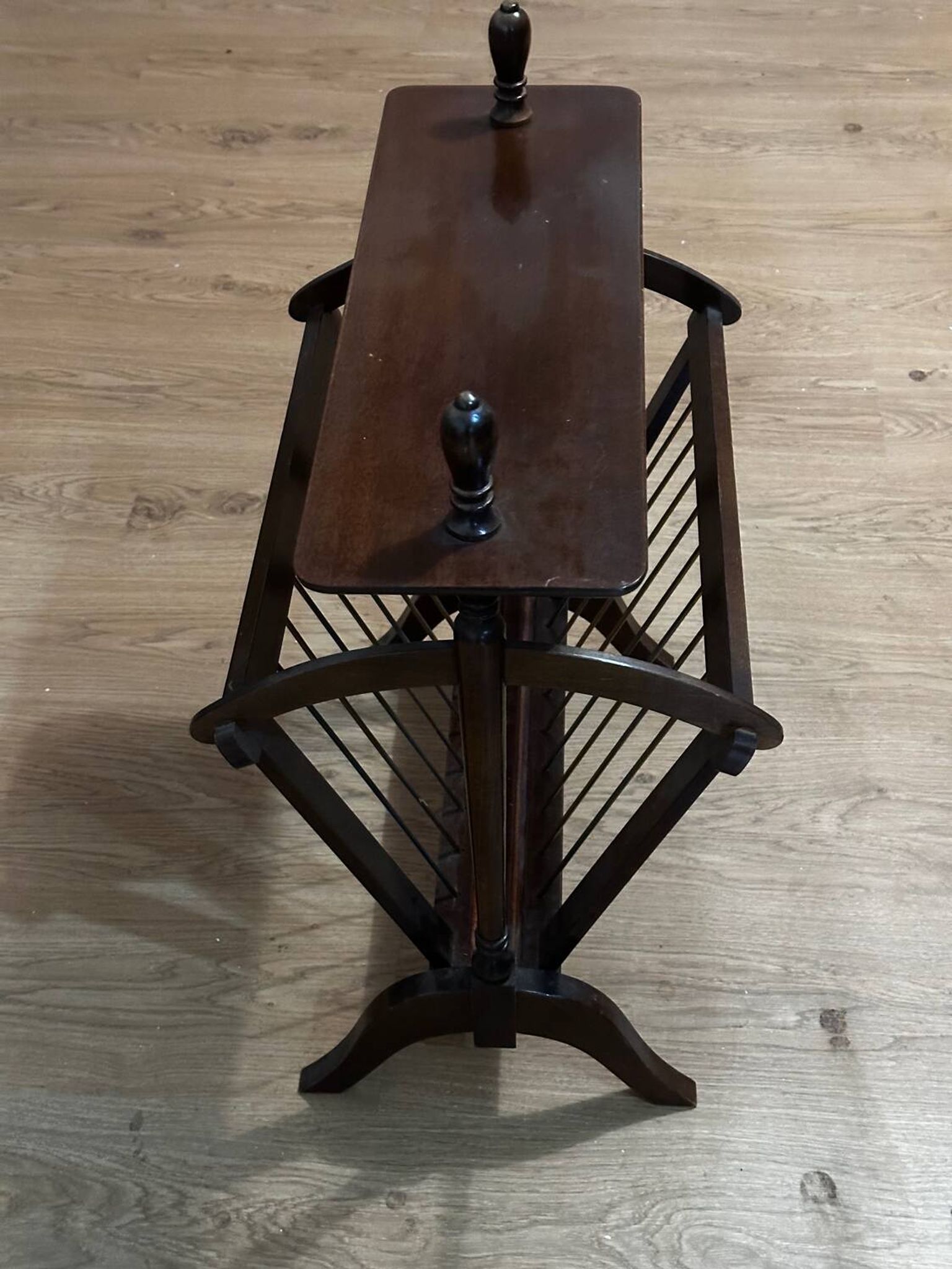 Porte revues vintage en bois - années 50-60