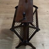 Vintage wooden magazine rack - 1950s-1960s