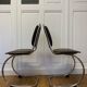 Paire de chaises cantilever années 70