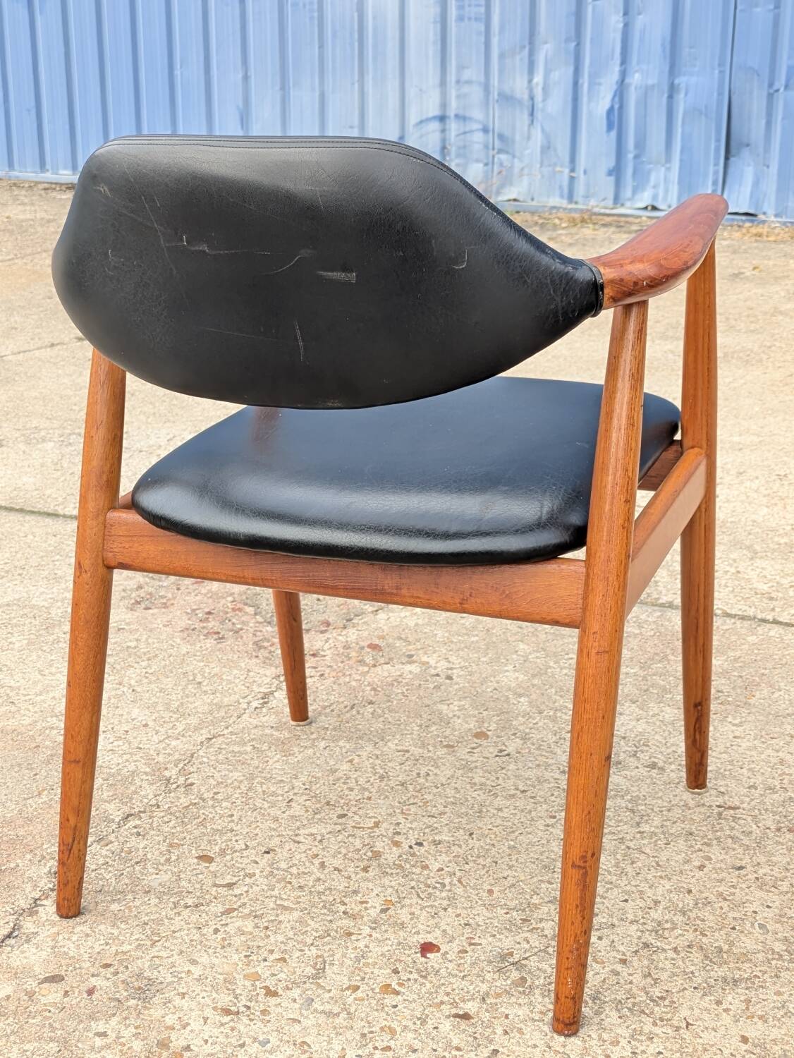 Pair of vintage Scandinavian teak chairs/armchairs - Kai Kristiansen style