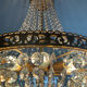 Bronze hot air balloon chandelier and crystal tassels