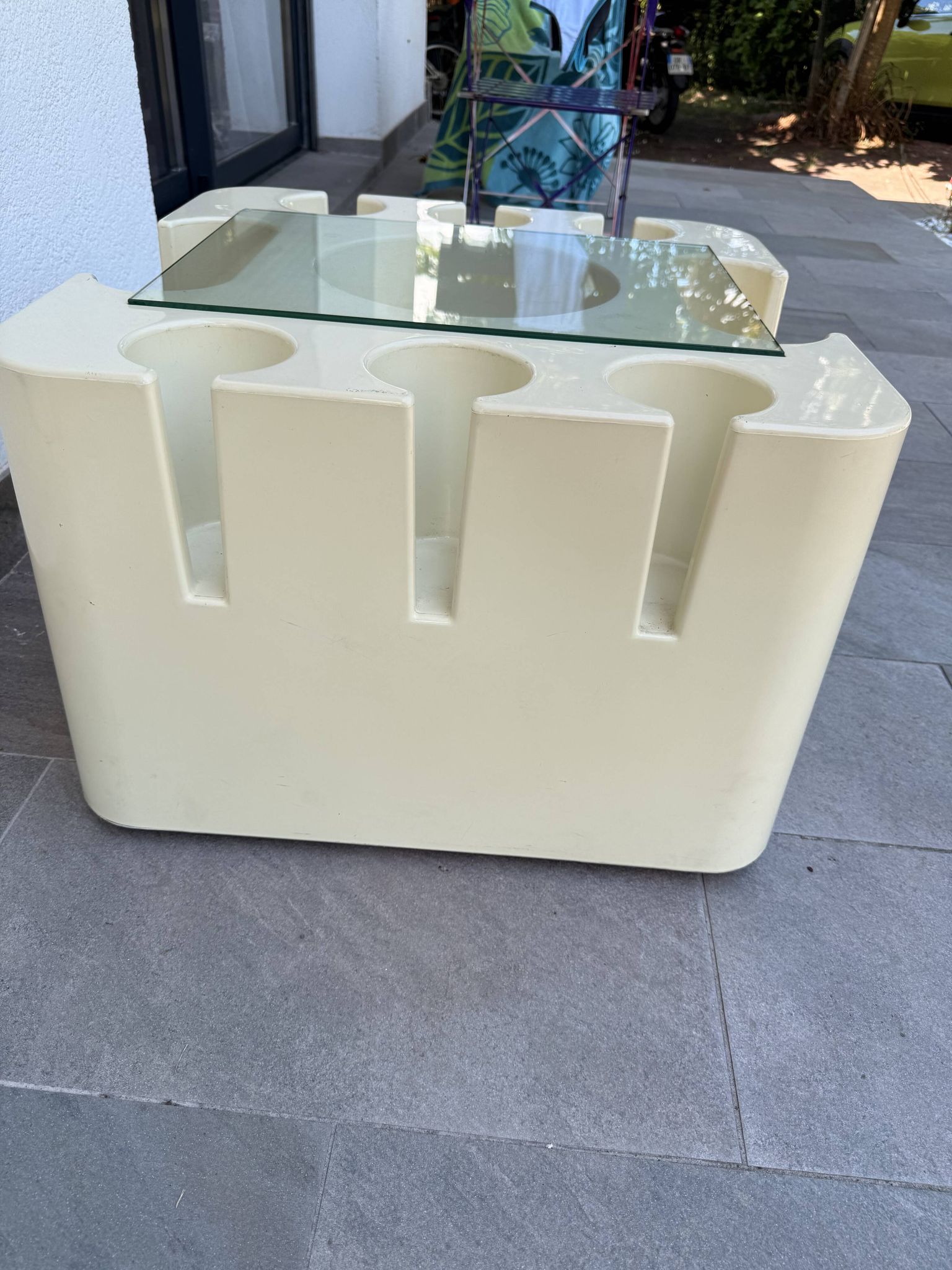 Vintage Bacco rolling bar by Sergio Mazza for Artemide