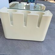 Vintage Bacco rolling bar by Sergio Mazza for Artemide