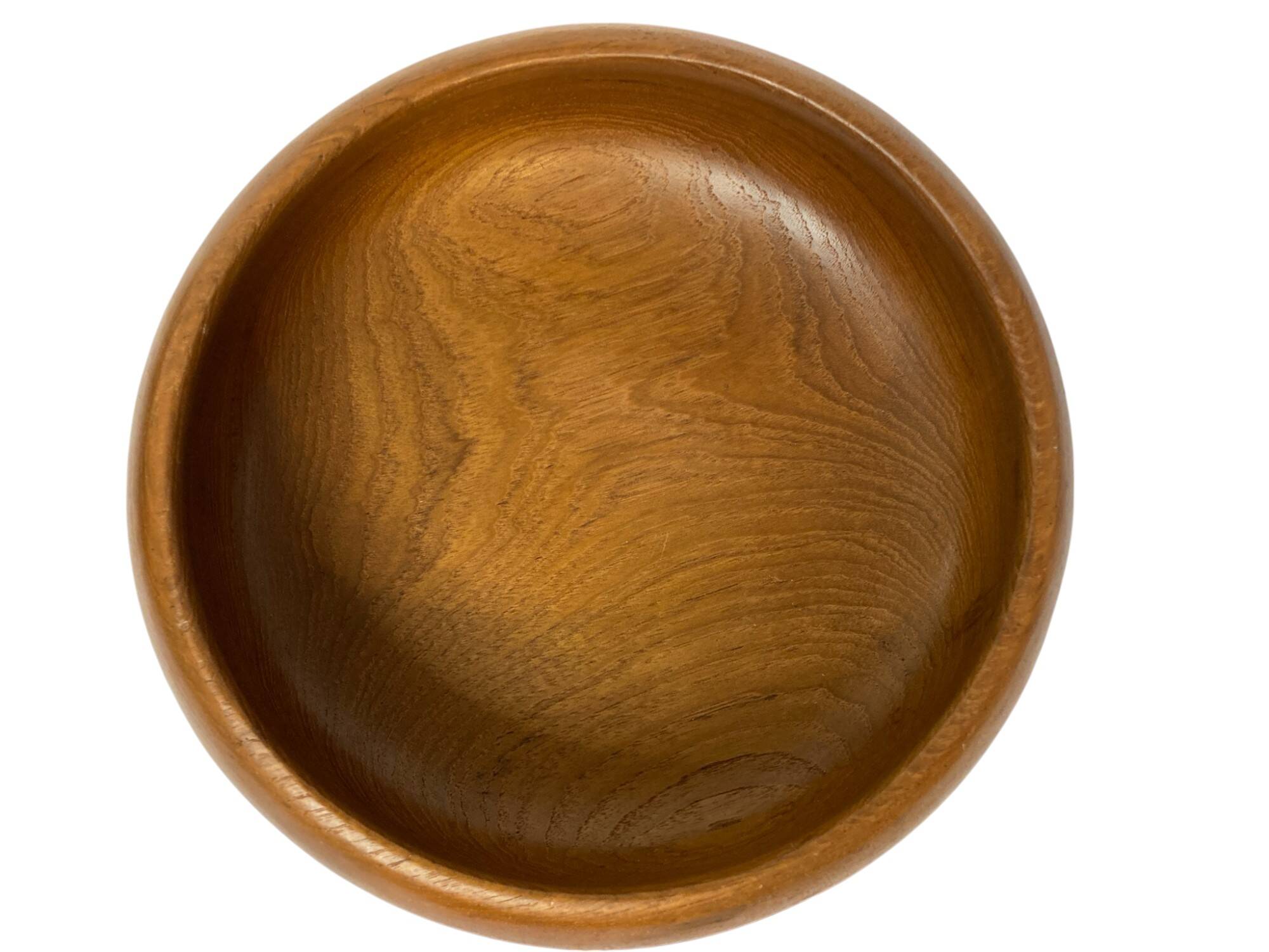 Polynesia, large carved wooden bowl or salad bowl, circa 1970