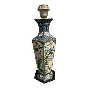 Cloisonne lampe bronze