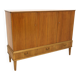 Scandinavian enfilade in walnut, Swedish modern, Sweden, 1940.