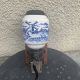 Wall-mounted coffee grinder complete vintage delft style mill décor
