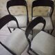 Set de 4 chaises Baumann traineau