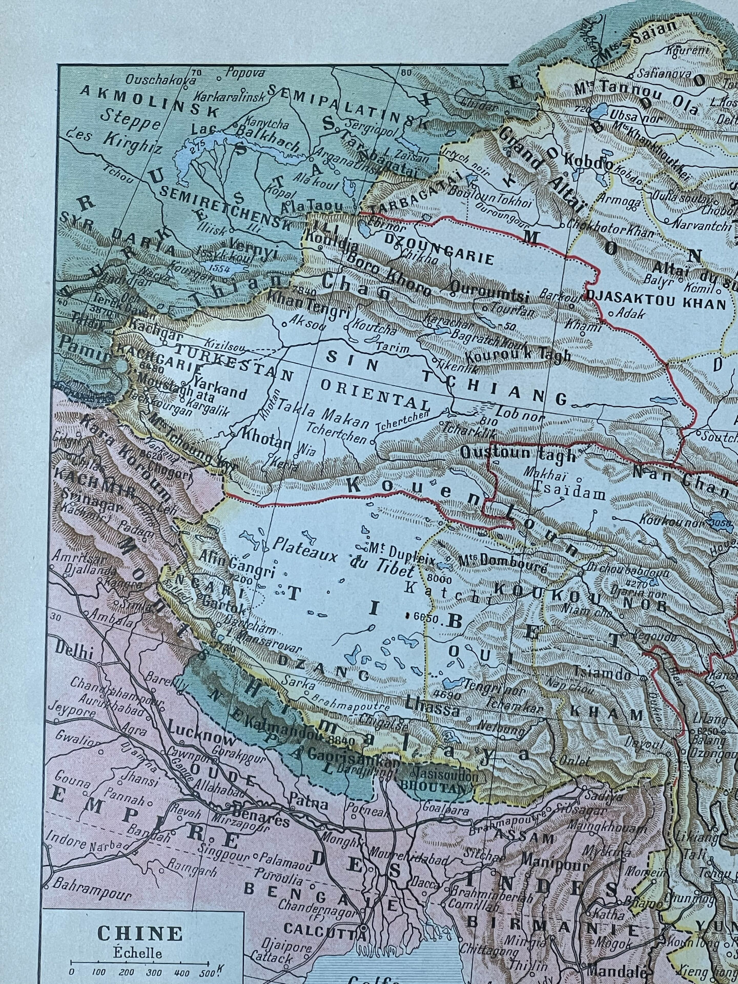 Map of China - 20x29cm