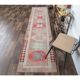 Vintage Pink Blush Natural Turkish Hand-Knotted Runner 79x342