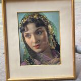Indian actress known as Naazi, photo painted