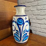 Vintage turquoise vase from West Germany.