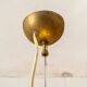 Suspended glass lamp from Murano, Italy, 1970s