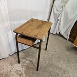 School desk 1950 one place adult size with locker