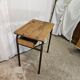 Bureau d'écolier 1950 une place taille adulte avec casier