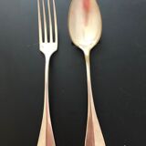 Silver-plated metal dessert cutlery ag