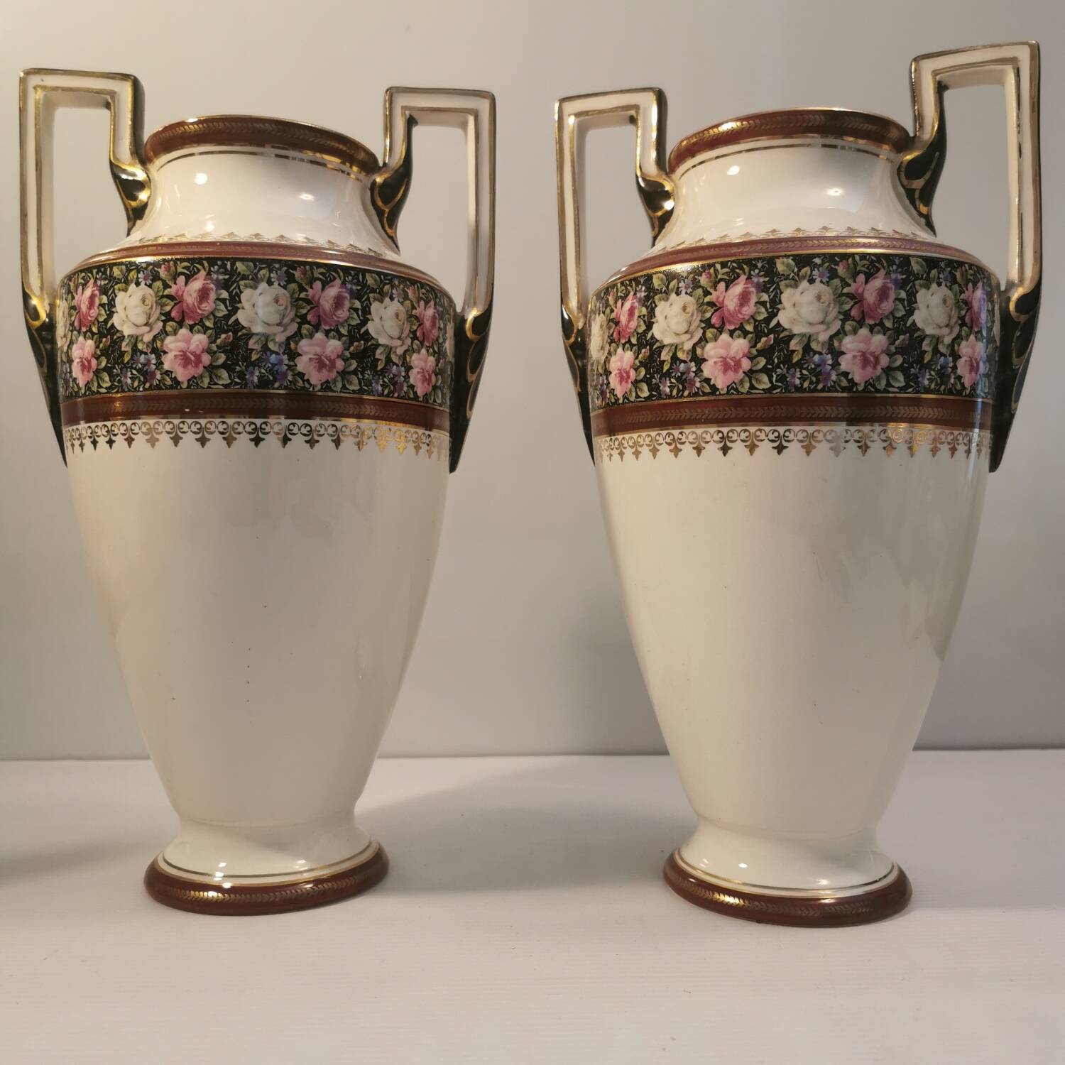 Belgian earthenware fireplace insert Boch la Louviere 1930s, 1940s