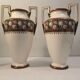 Garniture de cheminée en faïence belge boch la louviere années 1930, 1940