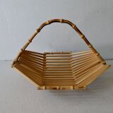 Bamboo basket, 70s