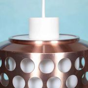 Suspension d'époque spatiale années 60/70, suspension lumineuse suédoise