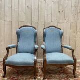 Paire de fauteuils Voltaire Louis Philippe