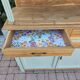 Art Deco sideboard in light oak
