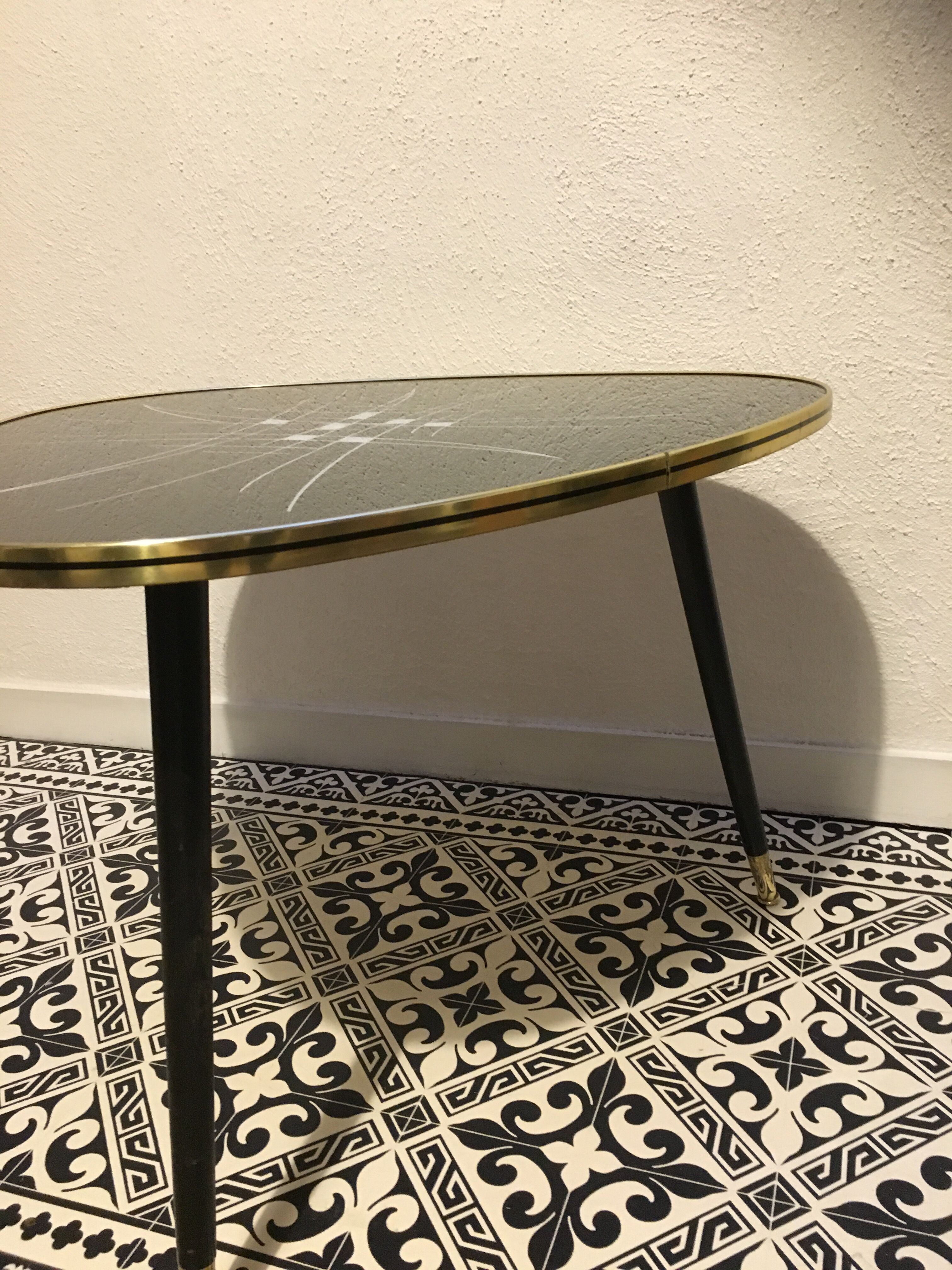 Tripod vintage side table