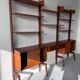 Bibliothèque norvégienne en teck, années 1960