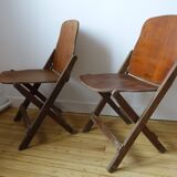 Paire de chaises  pliantes US Army WWII