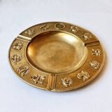 Cendrier en laiton astrologie