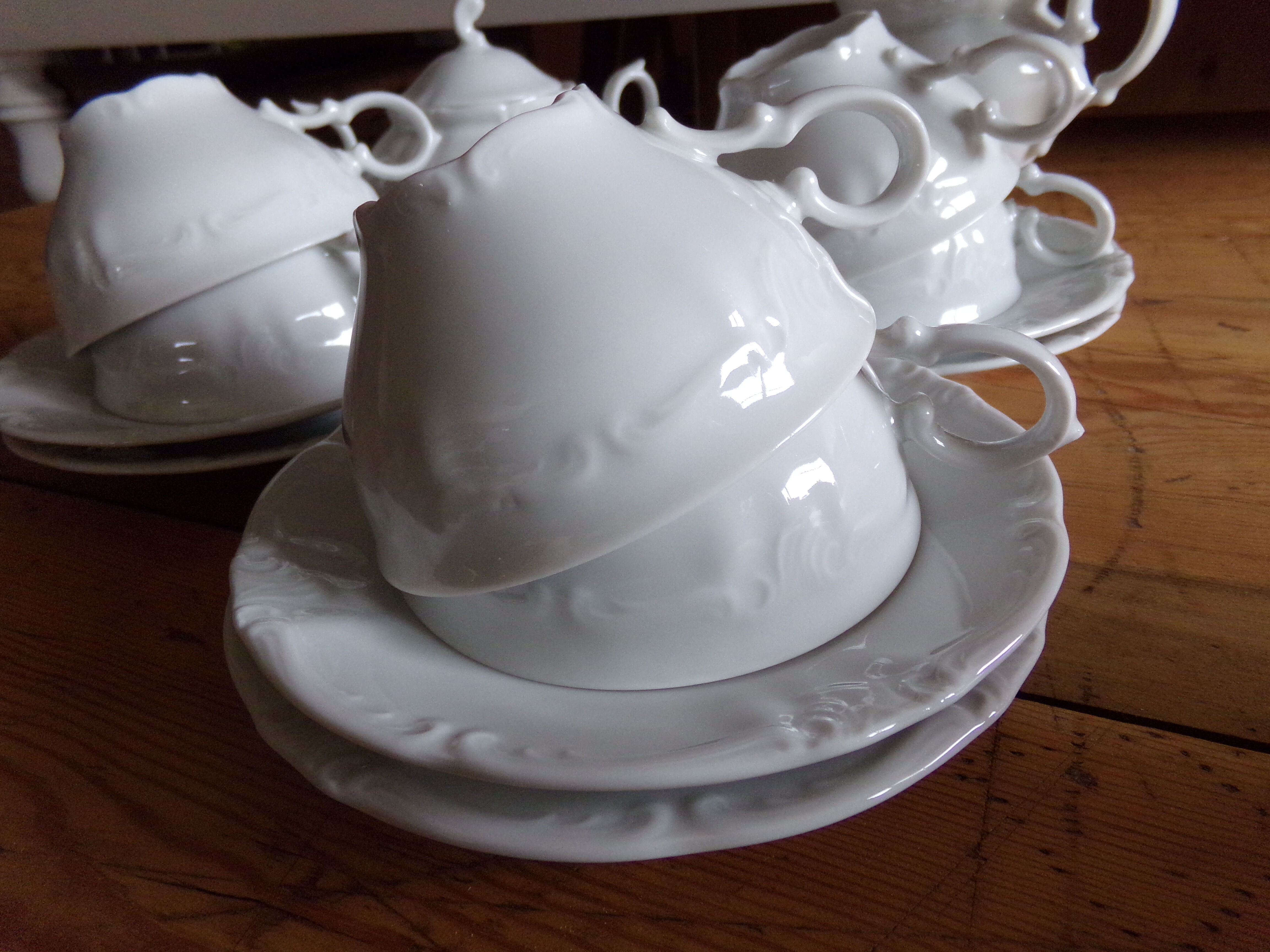 Tea service or white coffee winterling schwarzenbach bavaria germany