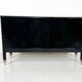 Mid-Century Modern Black Chest of Drawers by Carlo di Carli, 1950
