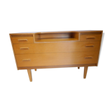 Blond oak dresser