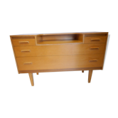 Blond oak dresser