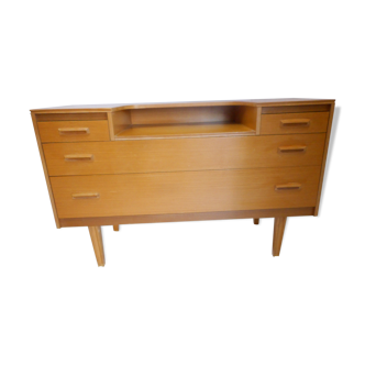 Blond oak dresser