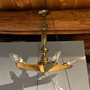 Lustre en étoile milieu XX siècle