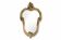 Belgian 20th Century gold framed oval mirror in Louis XV style