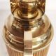 Brass and wood thermos. Spain, 1960s.
